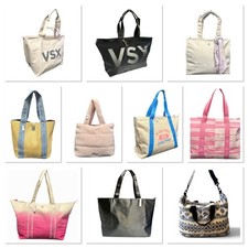 Victoria's Secret Heritage Stripe Canvas Tote Bag NEW in Bag