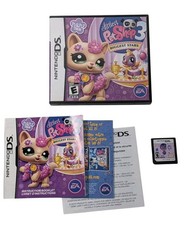 Littlest Pet Shop 3 Nintendo DS Complete In Box CIB Game Case Manual 2009