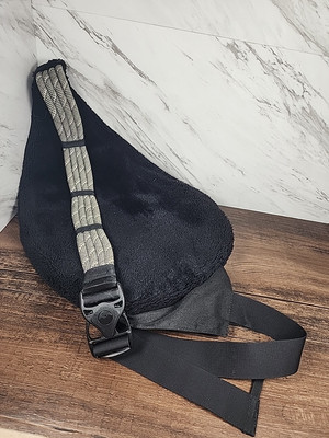 ☆ ~Kavu Rope Sling Sherpa Fleece Bag Marsh Black Fuzzy  display picture 3