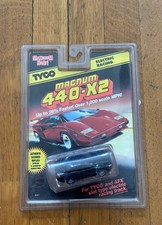 Vintage 1990s TYCO Black Dodge Stealth Turbo Magnum 440-X2 HO Slot Car 9061 New