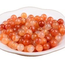 6-18mm Raw Color Agate Beads Polished Round Loose Beads DIY Jewelry Accessories
