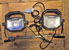 JobSmart 2,000-Lumen Twin SMT LED AC Portable Work Light TSC17-1716D Intertek