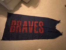Atlanta Braves Wrigley Field Used Pennant Flag Scoreboard Chicago Cubs