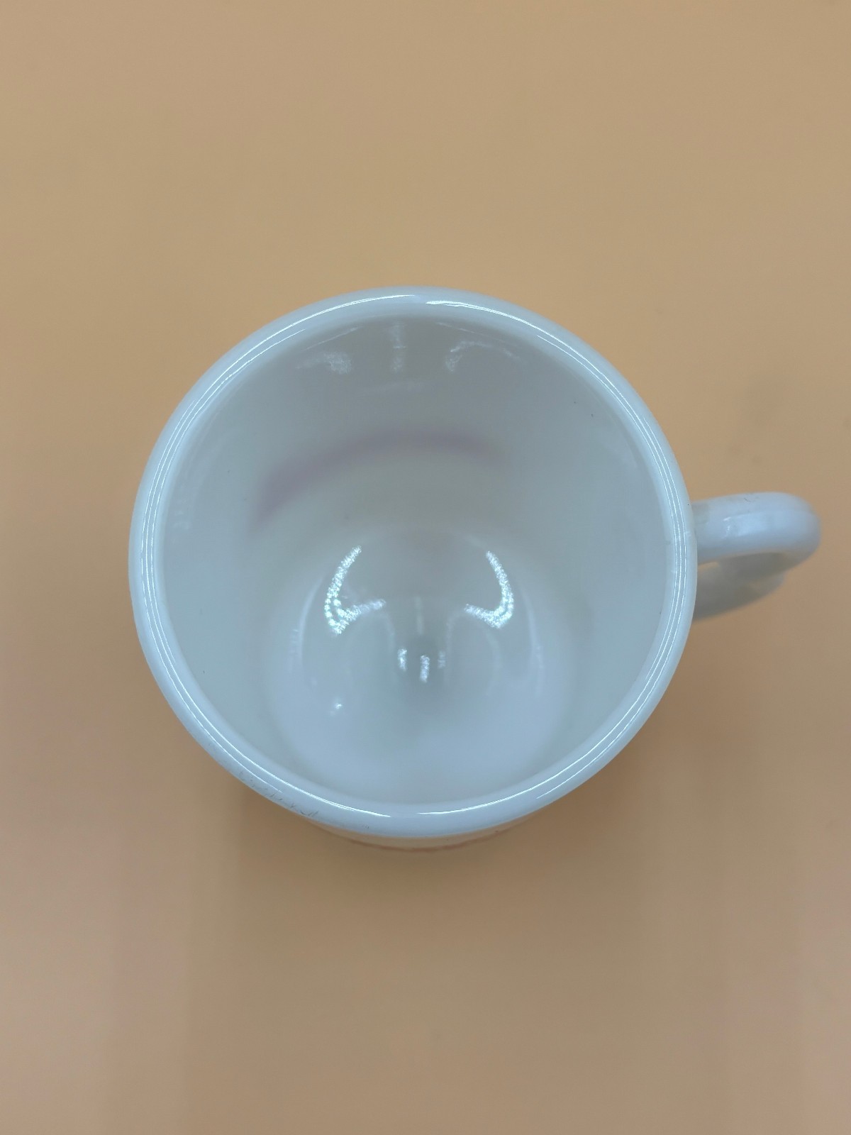 Annie 1985 Milkglass Pedistal Mug The Fireside Exotic Dining & Theatre Wisconsin