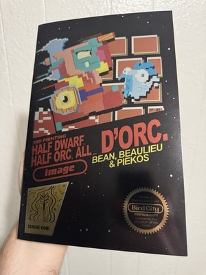 D'ORC #1 TRISH FORSTNER 8 BIT FOIL VARIANT LTD 250 IN HAND