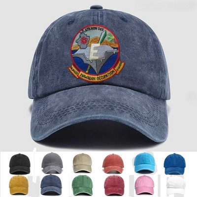 Customized Name Embroidered Us Naval   Attack Squadron 145 Va-145, Veteran Cap