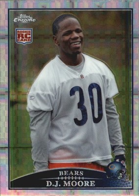 2009 Topps Chrome Xfractors #TC139 D.J. Moore - FB