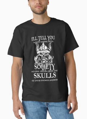 Vikings Old Norse Warrior Kings of The North Scandinavian Mythology T-Shirt