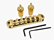 Wilkinson LOCKING ROLLER Bridge for Les Paul  Epiphone  Guitar - GOLD