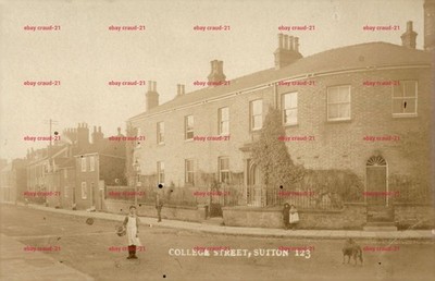 College Street Sutton Postkarte unbenutzt Vintage East Yorkshire England Street