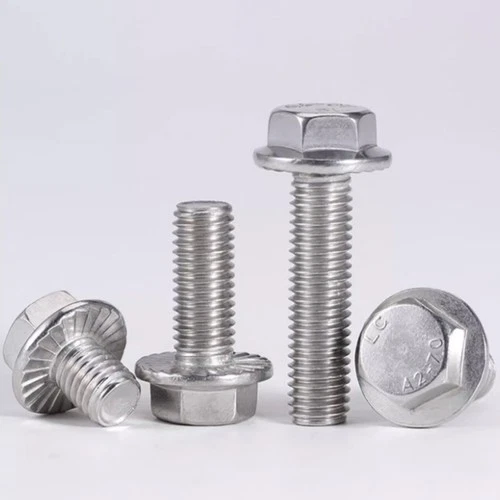 M4 M5 M6 M8 M10 M12 Flanged Hexagon Bolts Male Hex Screws 304 Stainless Steel A2 - Picture 2 of 7