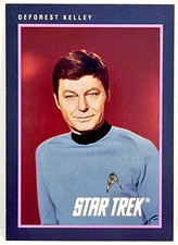 Impel 1991 Star Trek DeForest Kelley Trading Card 267