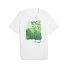 PUMA Sep Ftblnrgy Graphic Crew Neck Short Sleeve T-Shirt Mens White Casual Tops