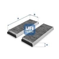 UFI Filter, Innenraumluft 54.153.00 FüR Audi Lamborghini VW