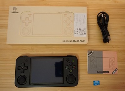 Anbernic RG35XX H Schwarz Retro Handheld Konsole 3,5'' 64GB OVP