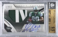2009 Playoff National Treasures 16/99 Shonn Greene BGS 9.5 GEM MINT Auto 0s3