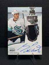 Shane Wright 2022-23 Upper Deck The Cup Rookie Patch Auto /99 RPA Seattle Kraken