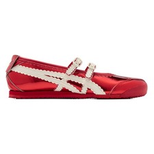 Onitsuka Tiger MEXICO 66 Flat Mary Jane Shoes Women's Red - 1182A708-700