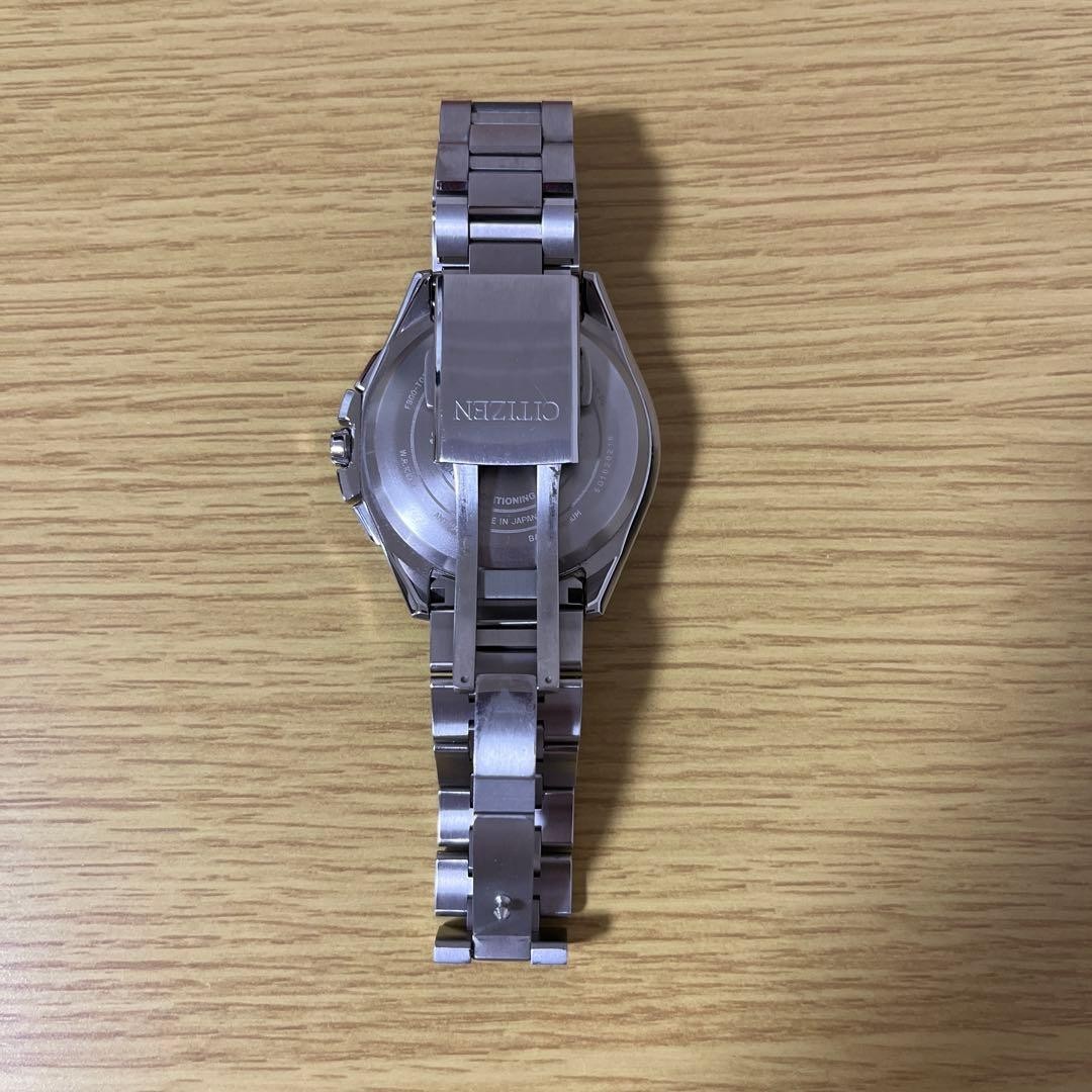 Citizen Satellite Wave C9010-66A Eco-Drive F900 Silver Men's good condition JP View 3