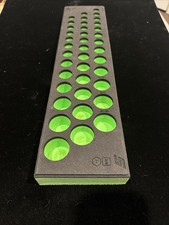 Snap On GREEN Foam Tray For 45Pc 3/8”Drive Shallow Semi & Deep Metric Socket Set Snap On GREEN Foam Tray For 45Pc 3/8”Drive Shallow Semi & Deep Metric Socket Set