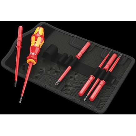 Wera Kraftform Kompakt VDE 7 Imperial 1 Tool Finder, 7Pc 5006604001