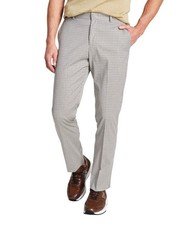 Tommy Hilfiger Mens Modern Fit Flex Pants Check 36 X 34 NEW $95 TTEAPH6A0193
