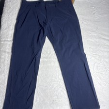 Weatherproof Vintage Men's Momentum Utility Pants Blue Slim Straight Fit 38 x 30