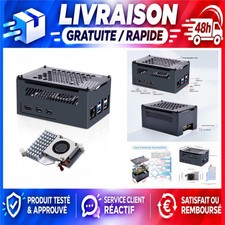 Boîtier aluminium GeeekPi pour Raspberry Pi 5 avec Active Cooler officiel