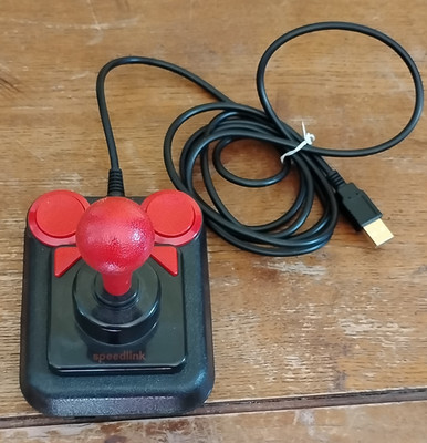 Speedlink Competition Pro Extra USB Wired PC Joystick Black/Red SL-650212-BKRD