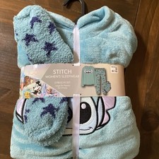 NEW WITH TAGS DISNEYS WOMEN'S STITCH THREE PIECE PAJAMA SET SIZE MEDIUM 8-10 