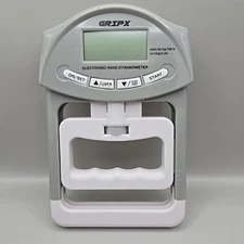 GripX Grip X Electronic Hand Dynamometer Strength Trainer 198 Lb Max *WORKS