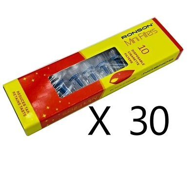 30 X Packs Ronson Mini Filters--1 Full Box