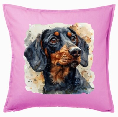 Kissenbezug Pink Dackel Dachshund Teckel Jagdhund Jagt Dackelwelpe Dackel 402862