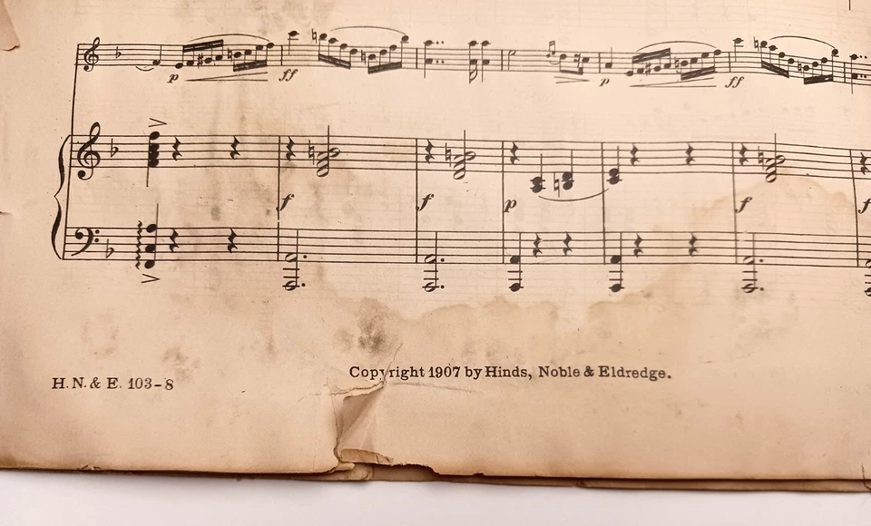 Антикварные 1907 Самые Популярные Новые Скрипичные Соло и Выборы для Скрипки и Фортепиано Задники - Изображение 4 из 4