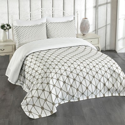 Modern Tagesdecke Set Geometrische Diamant-Formen
