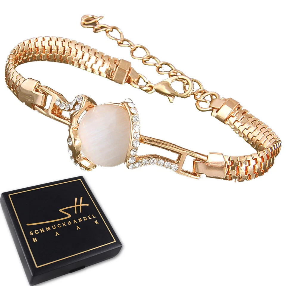 Armband Armschmuck Bracelet *Schlange* Rosegoldim Etui, Geschenk Muttertag - Bild 3 von 4