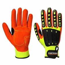 Portwest A721 Anti Impact Safety Glove with Nitrile Sandy Coating Palm Grip ANSI