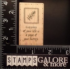 HERO ARTS RUBBER STAMPS D2146 INSPIRATION PRINTS LEAF T01