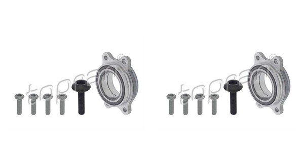 Topran 2X Radnabe Radlagersatz Hinten FüR Audi A4 Avant A6 8K5 B8 4G5 C7 4GD-image