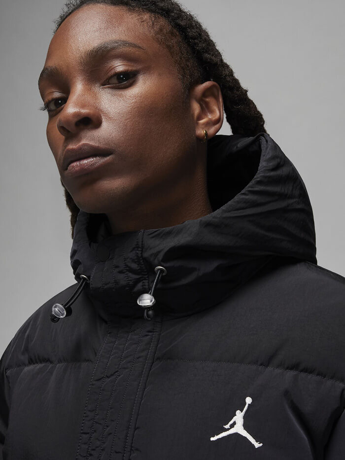 Jordan Essentials Down Parka Men Black Jacket FB7313-010 | eBay