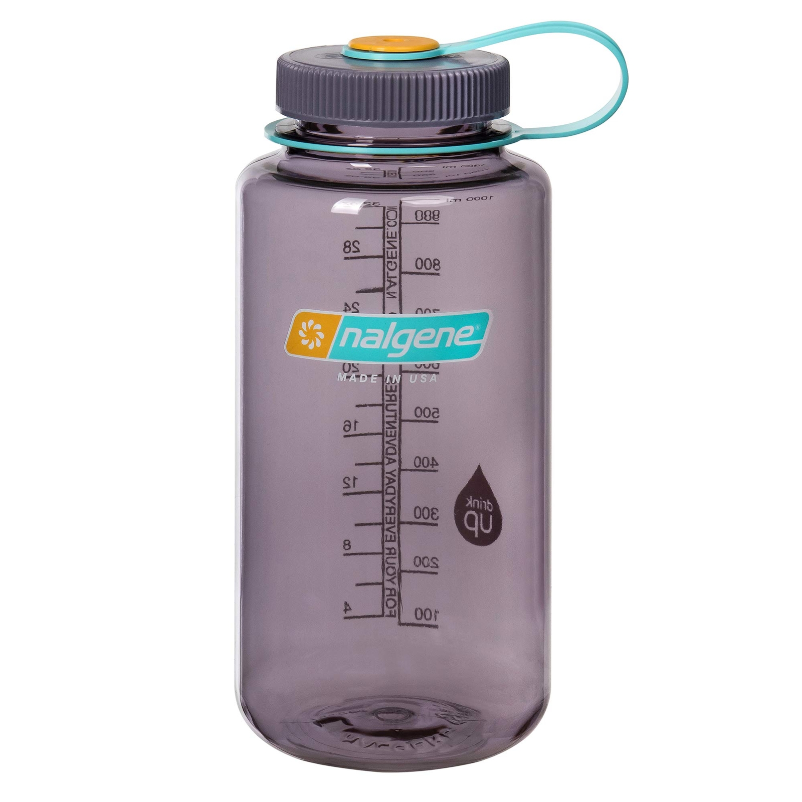 32 Ounce Aubergine Tritan Water Bottle for Hiking Camping and Sports