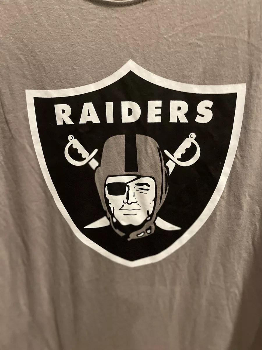 Oakland Raiders Gray ‘47 Brand NFL T-shirt Sz. L