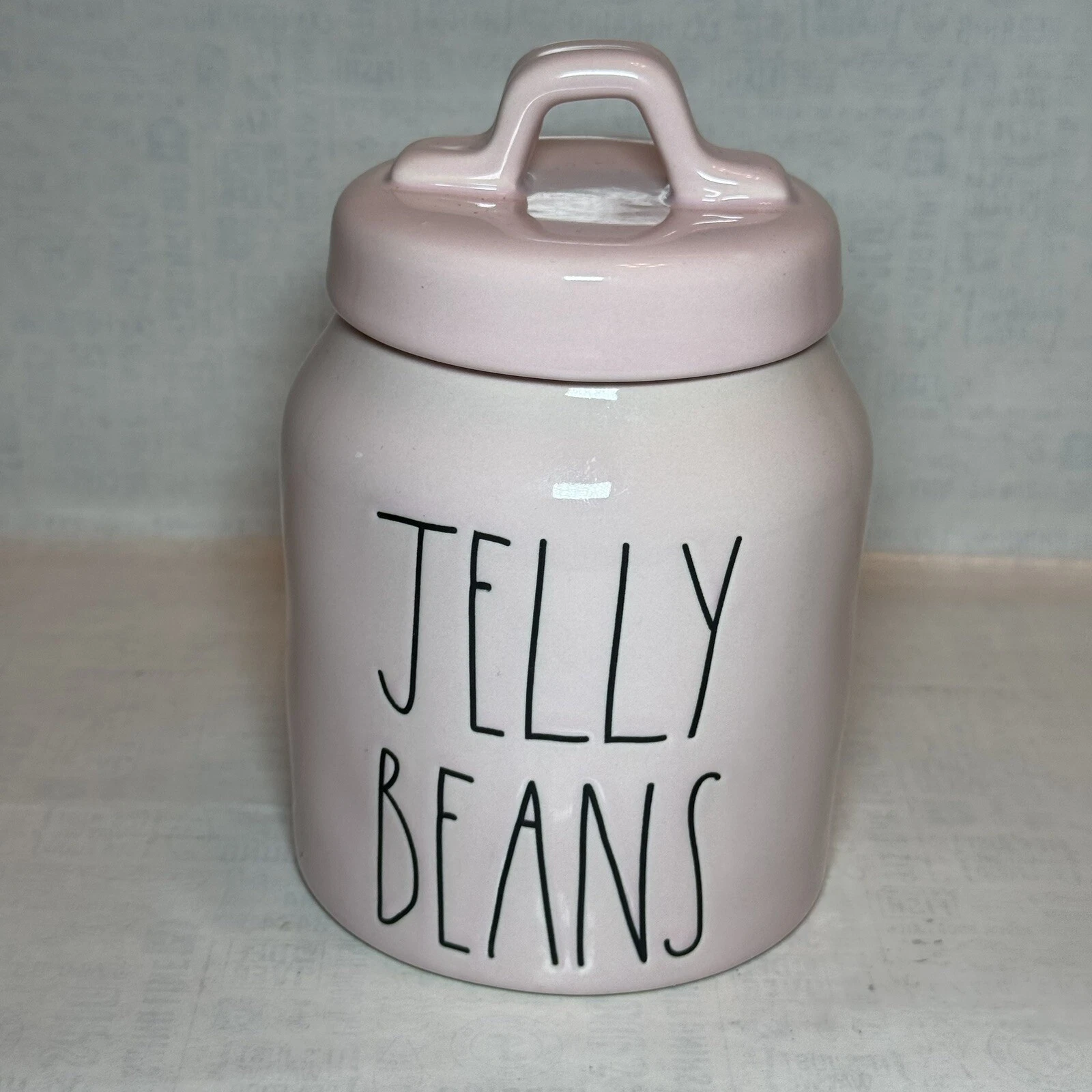 Rae Dunn Artisan Collection By Magenta Jelly Beans Canister Pink
