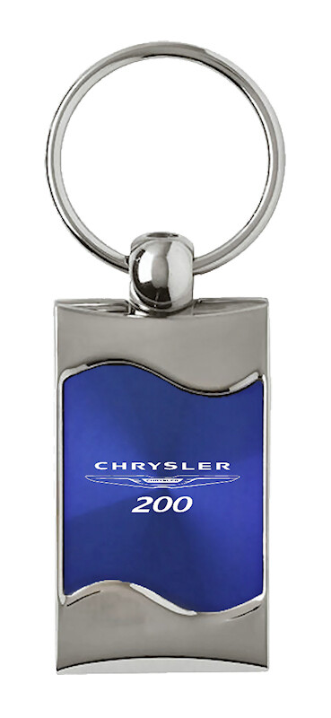 Chrysler 200 Spun Brushed Key Ring (Blue) | eBay