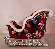 Bath & Body Works Ceramic Santa's Sleigh Foaming Soap Holder