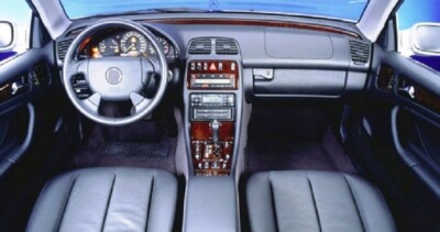 Cockpit Dekor für MERCEDES CLK W208 Bj.1999 - 2002  Wurzelholz Design 14 tlg.