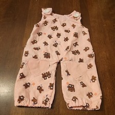 Vintage 1985 Baby Talk Doll Outfit Original 18" Doll Galoob Jumper Teddy Bear