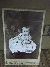 1890's Cabinet Card Photograph - Little Girl Sitting-102-J36