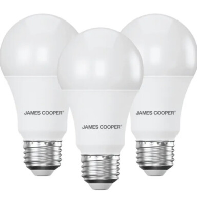 3er Set E27 GLS Standard 7W LED Matt Leuchtmittel 4000K Kaltweiß 50W