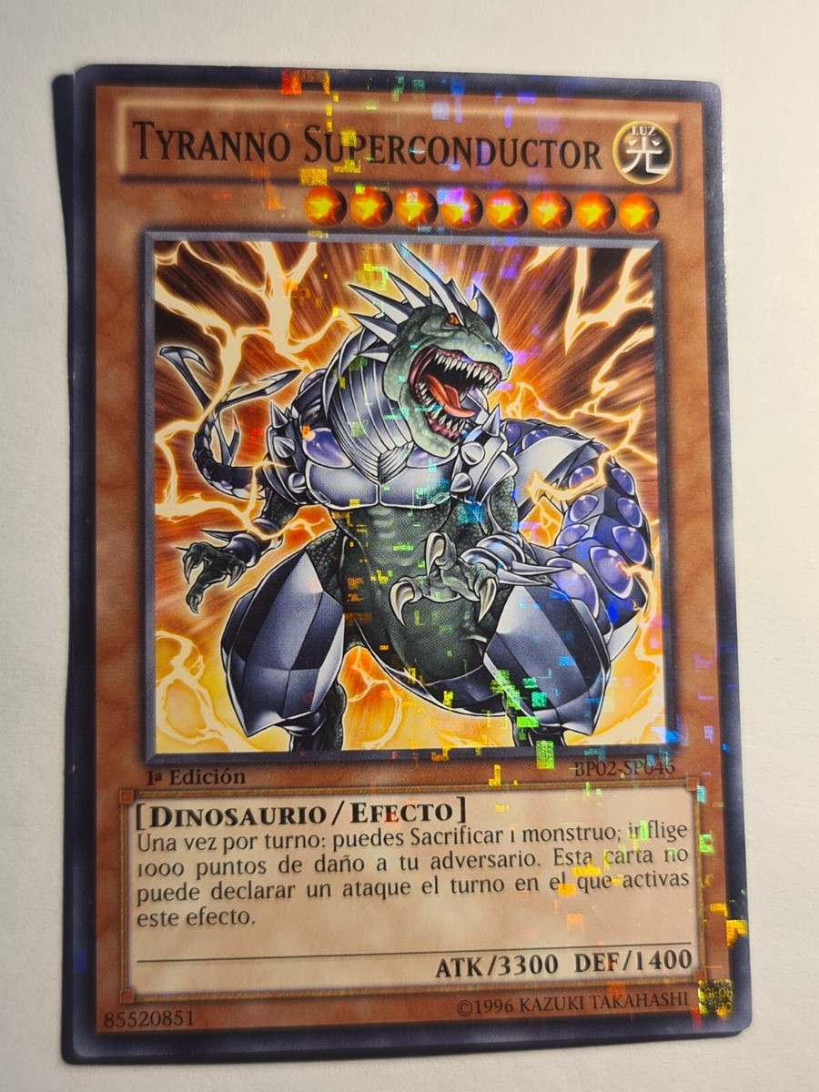 Super Conductor Tyranno (V.1 - Mosaic Rare○YUGIOH○BP02○SPANISH